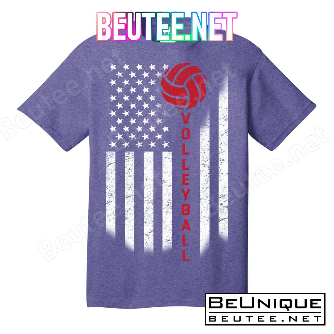 America Volleyball Flag T-Shirts