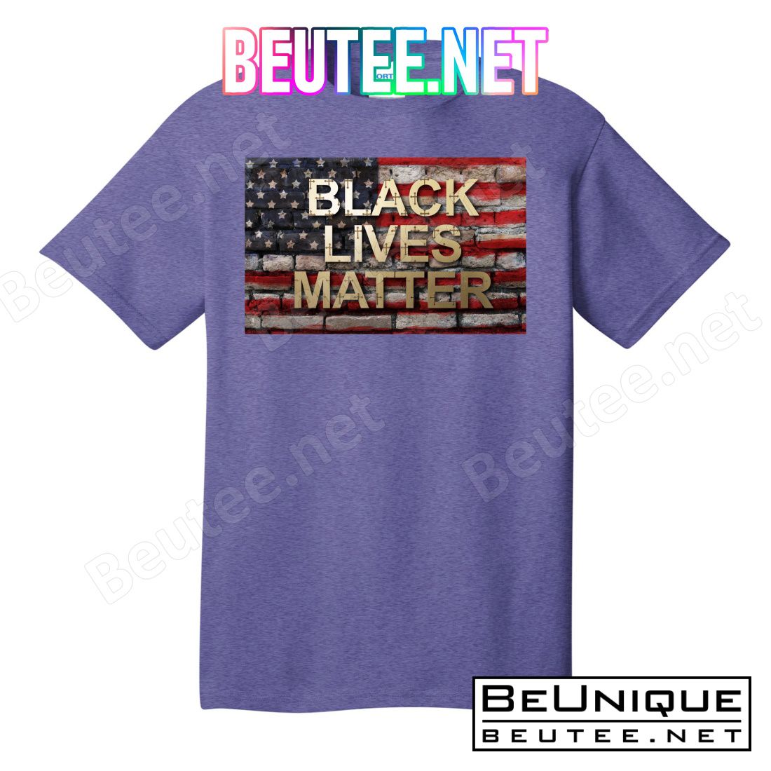 Black Lives Matter Abstract United States Flag T-Shirts