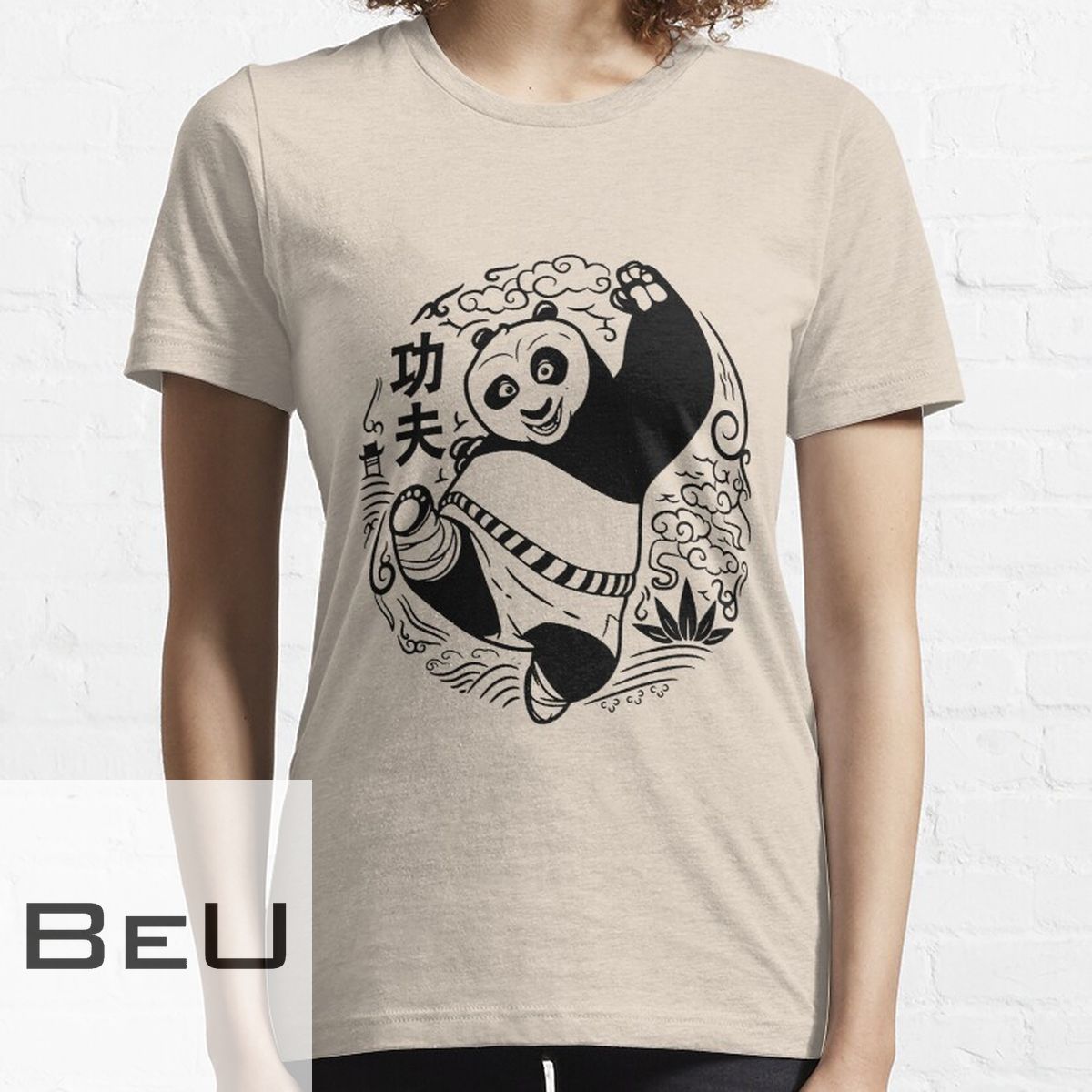 Luxury Kung Fu Panda Kick Essential T-shirt, Hoodie, V-neck Tee ⋆ Nganhin