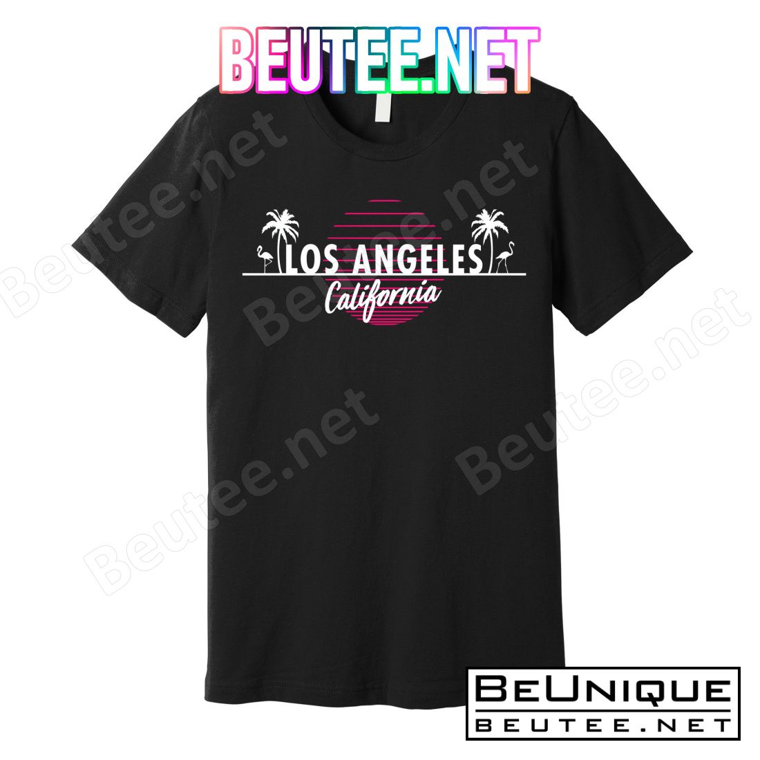 Los Angeles Retro Palm Trees T-Shirts