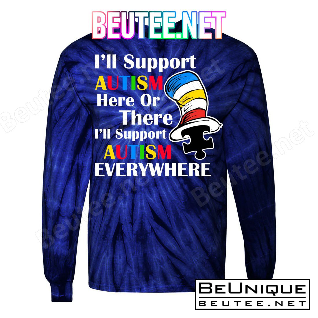 Support Autism Here Or There And Everywhere T-Shirts