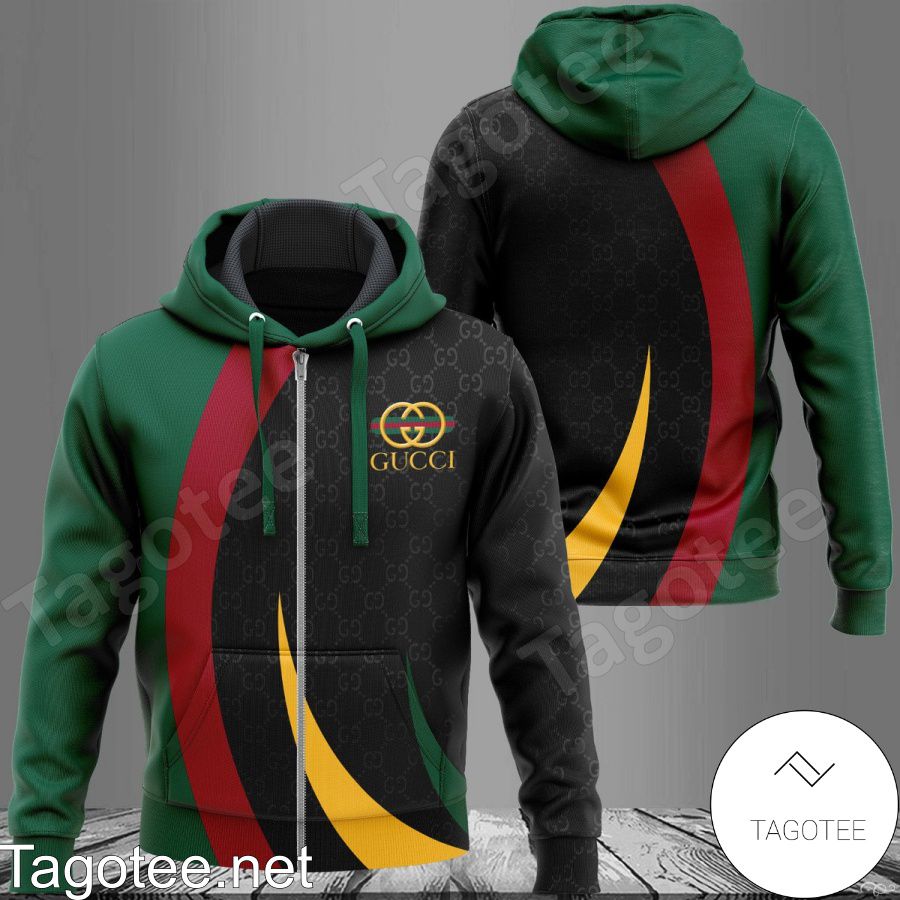 Gucci Brand Color Curves Hoodie