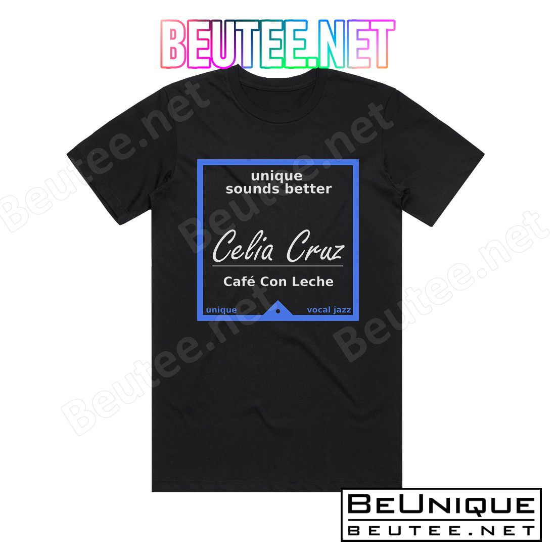 Celia Cruz Cafe Con Leche Album Cover T-Shirt