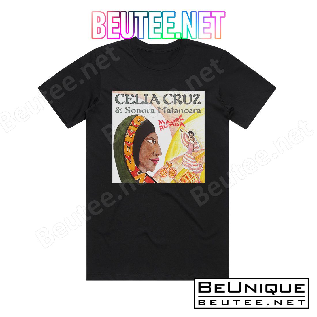 Celia Cruz Madre Rumba Album Cover T-Shirt