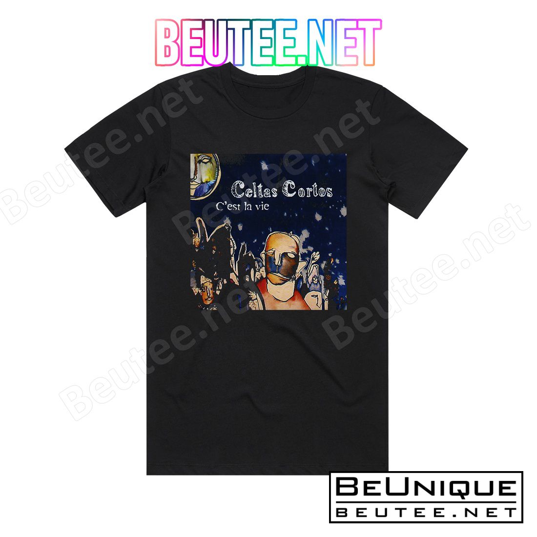 Celtas Cortos C'est La Vie Album Cover T-Shirt