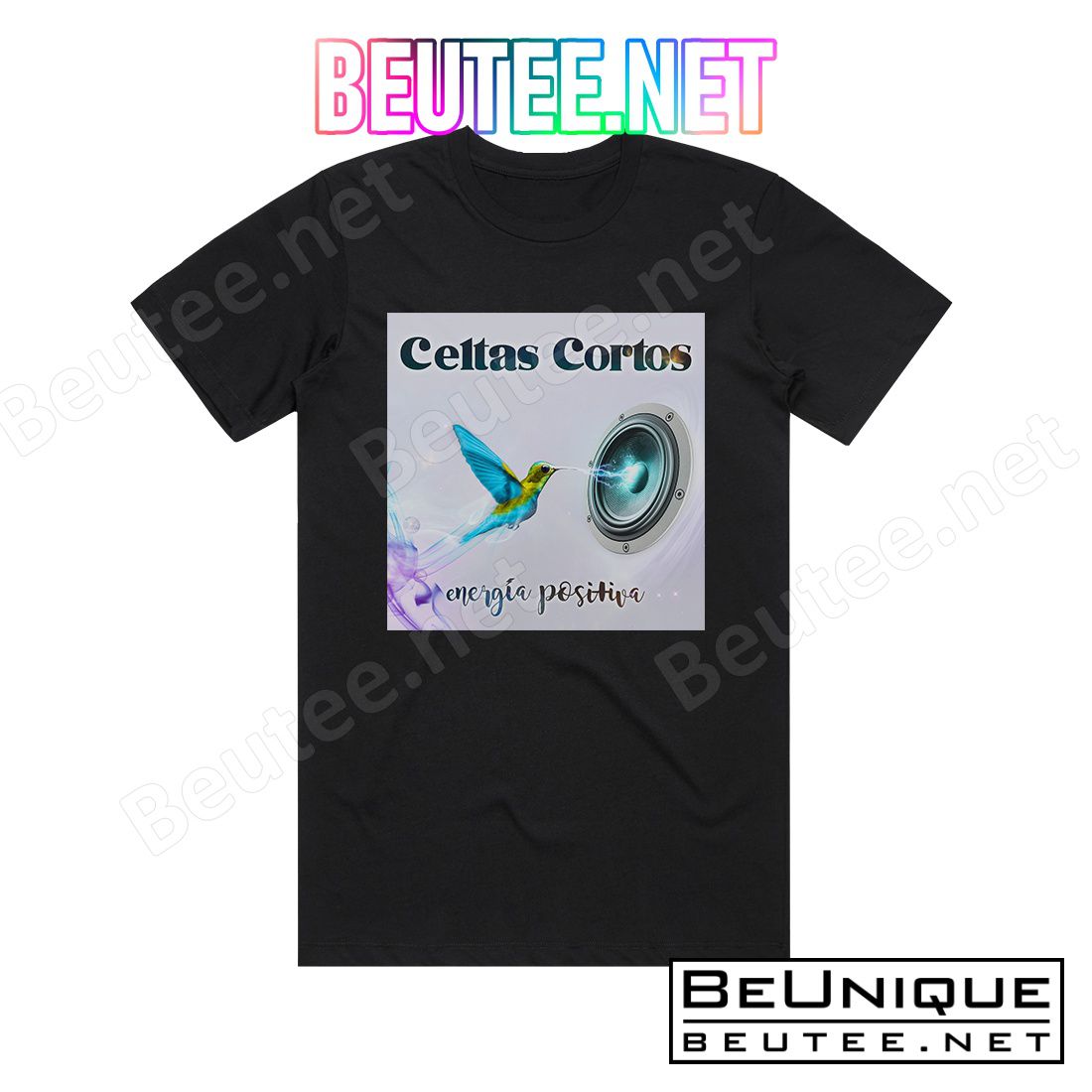Celtas Cortos Energia Positiva Album Cover T-Shirt