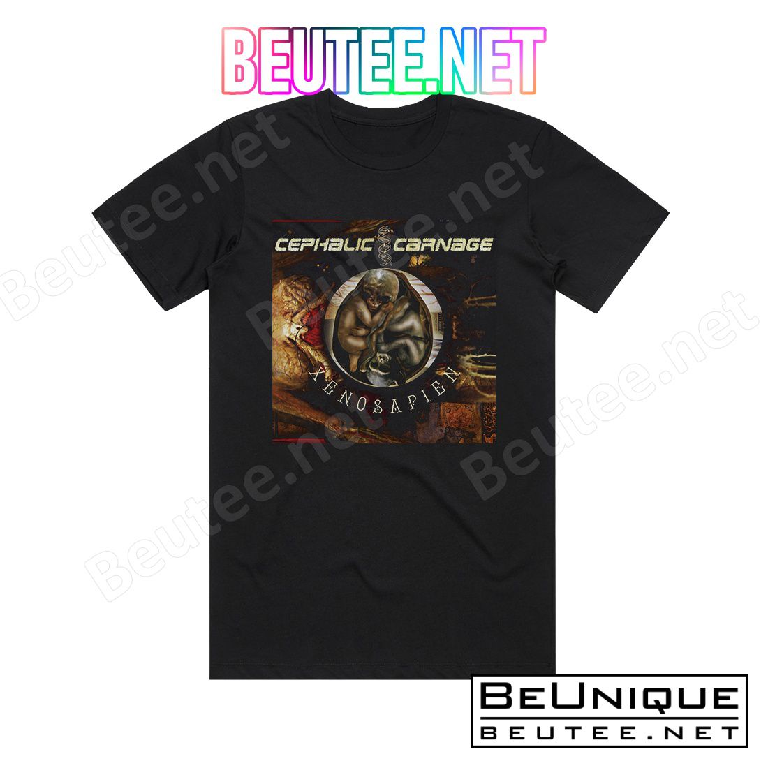 Cephalic Carnage Xenosapien 1 Album Cover T-Shirt