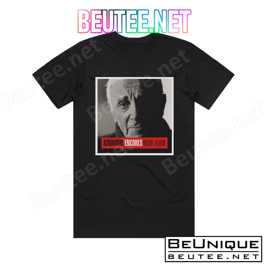 Charles Aznavour Encores Album Cover T-Shirt