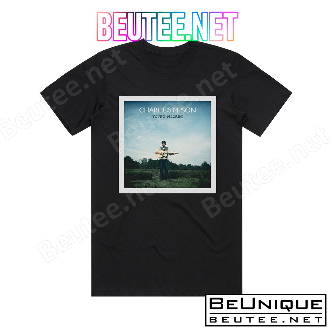 Charlie Simpson Young Pilgrim Album Cover T-Shirt