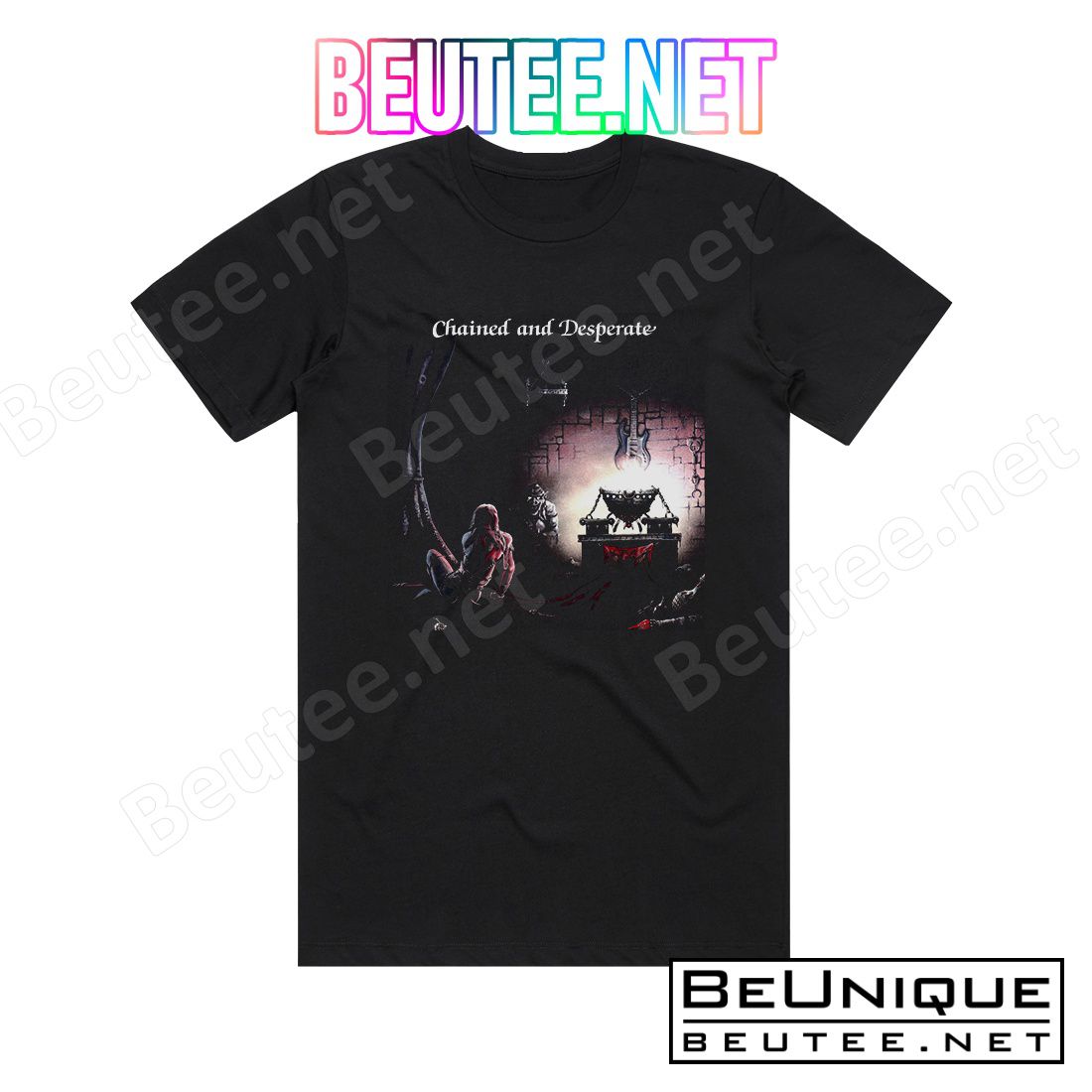 Chateaux Chained And Desperate Album Cover T-Shirt