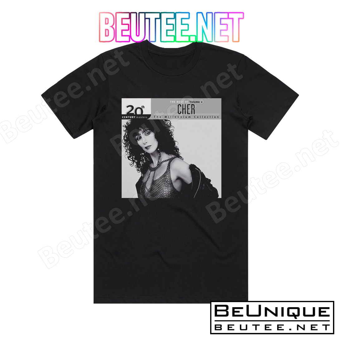 Cher 20Th Century Masters The Millennium Collection The Best Of C 2 Album Cover T-Shirt