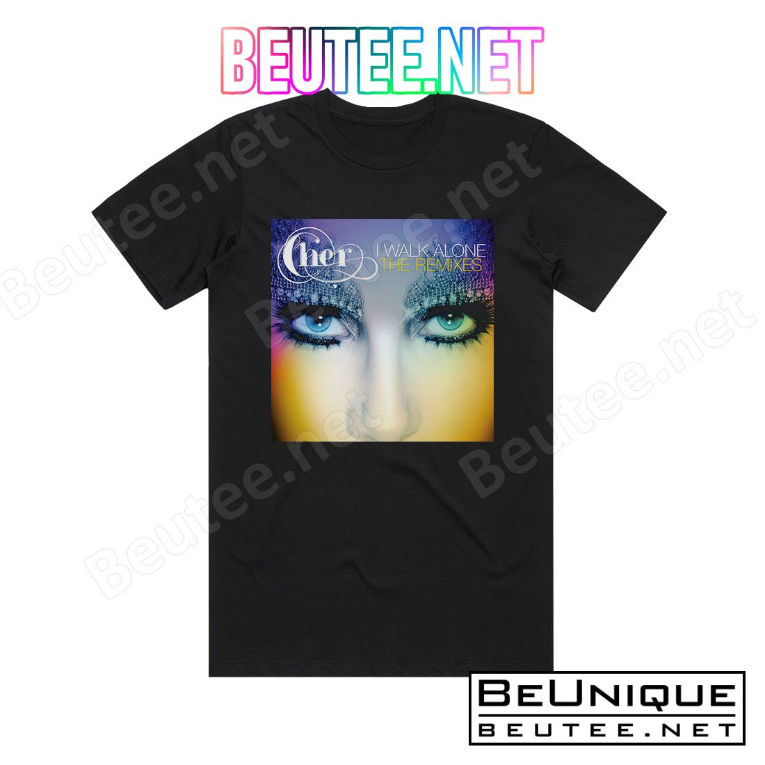 Cher I Walk Alone  The Remixes Album Cover T-Shirt