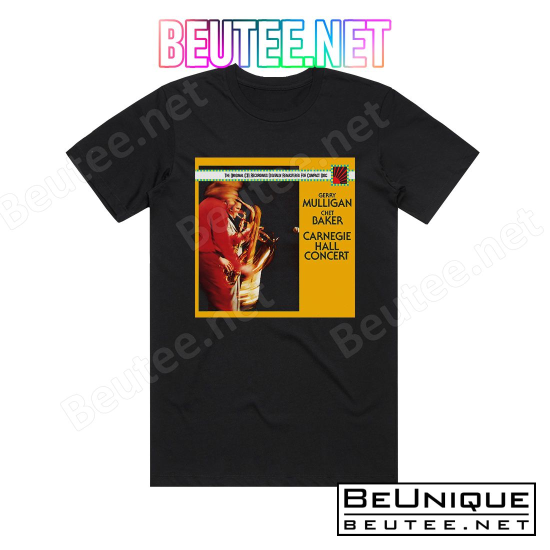 Chet Baker Carnegie Hall Concert Album Cover T-Shirt