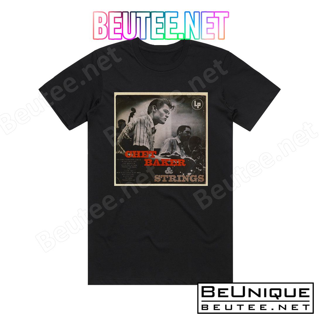 Chet Baker Chet Baker And Strings Album Cover T-Shirt