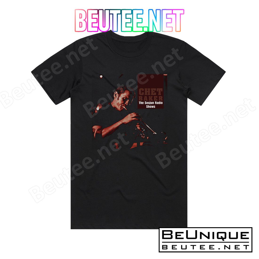 Chet Baker The Sesjun Radio Shows Album Cover T-Shirt