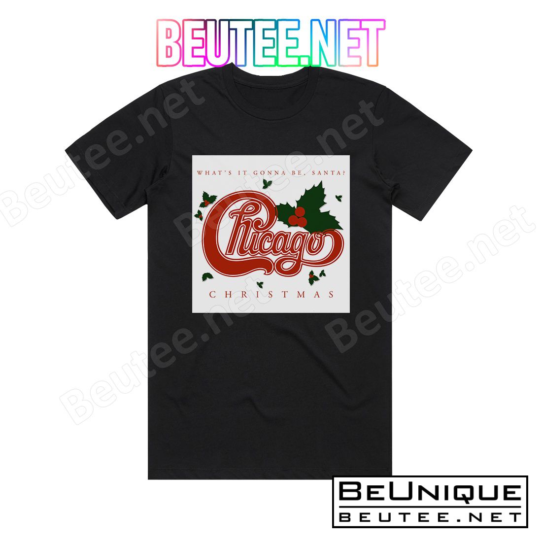 Chicago Christmas What's It Gonna Be Santa 2 Album Cover T-Shirt